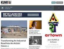 Tablet Screenshot of kunr.org